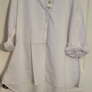 Ashley Stewart White Blouse
